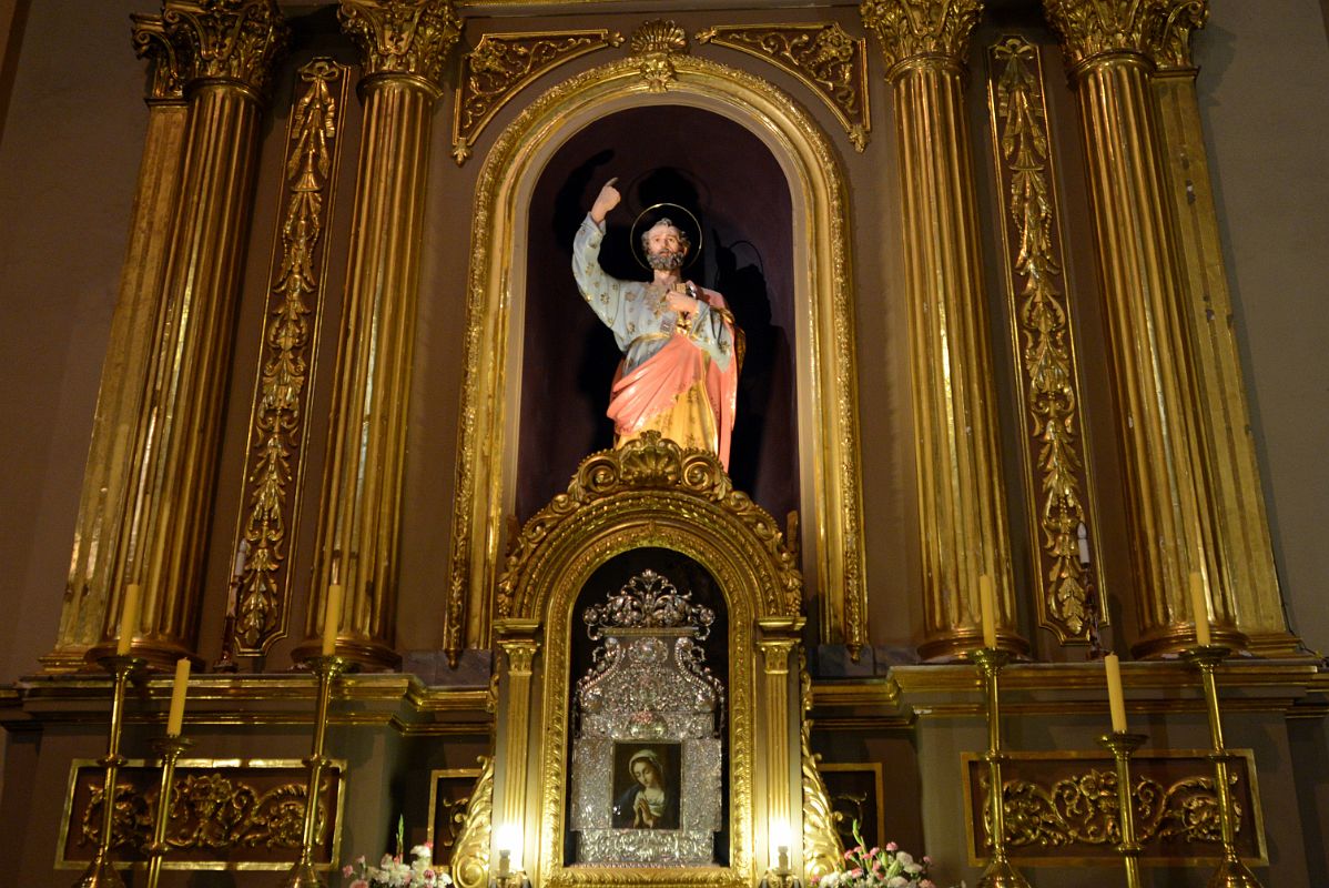 25 Statue Of St Peter Holding A Key In Salta Cathedral